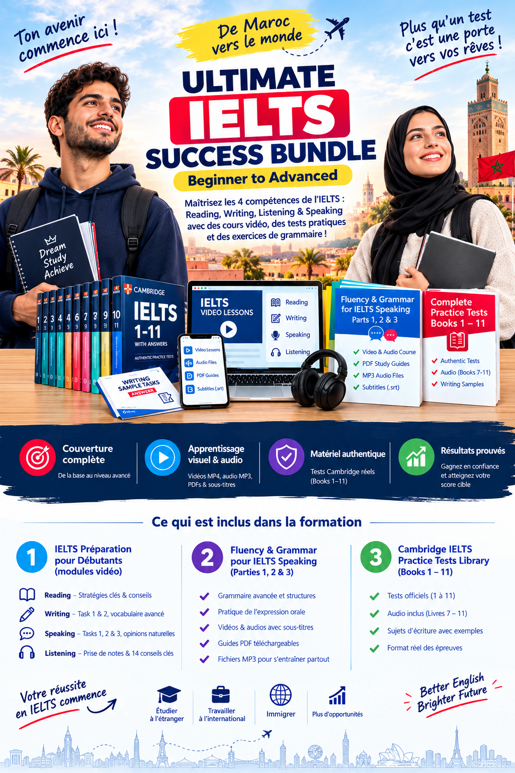 Ultimate IELTS Success Bundle (Beginner to Advanced)